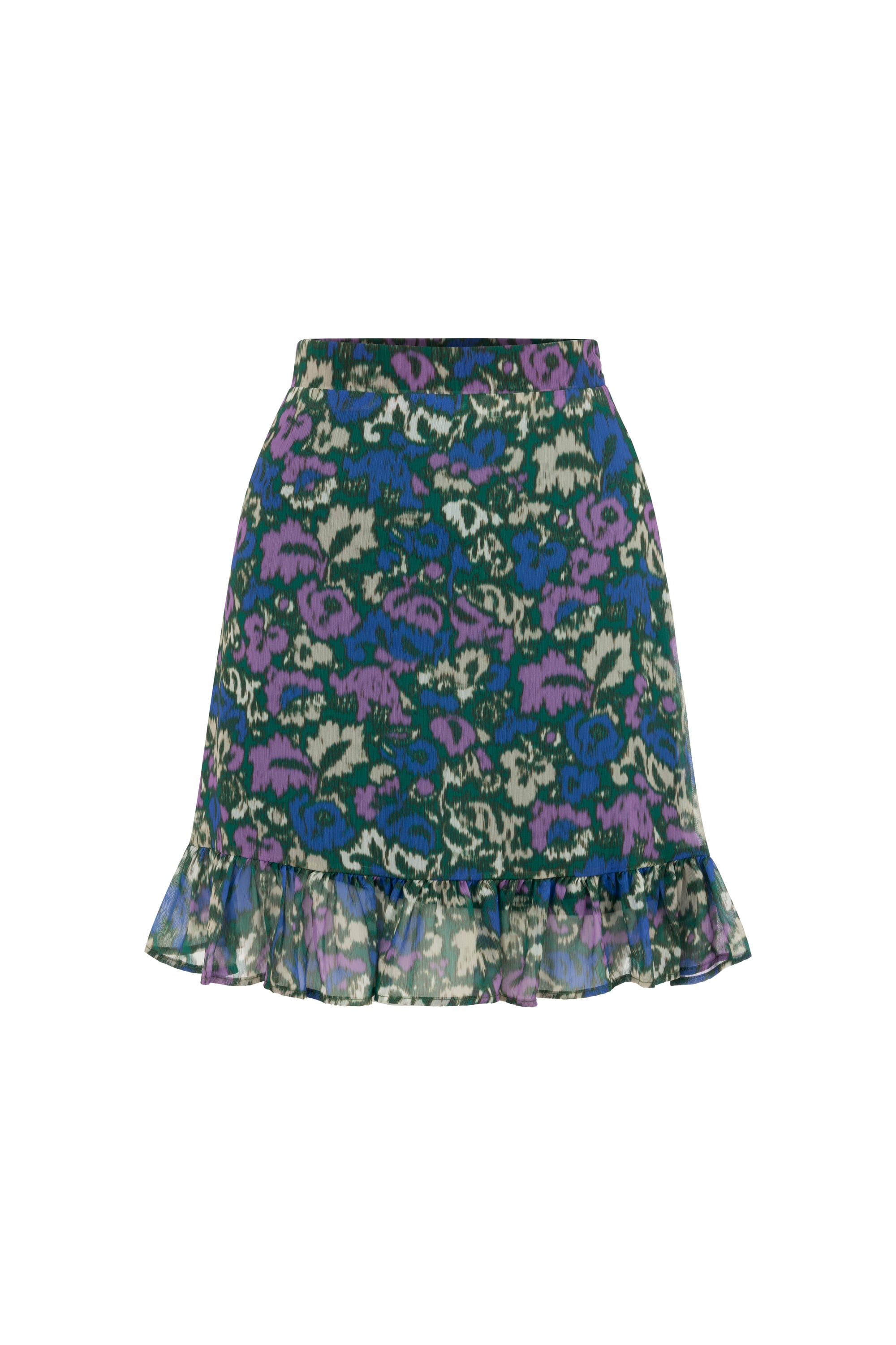 ÇİÇEK DESENLİ MİNİ ETEK