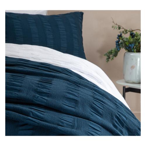  CURTIS YATAK ÖRTÜSÜ TAKIMI ÇİFT KİŞİLİK LACİVERT 240X260