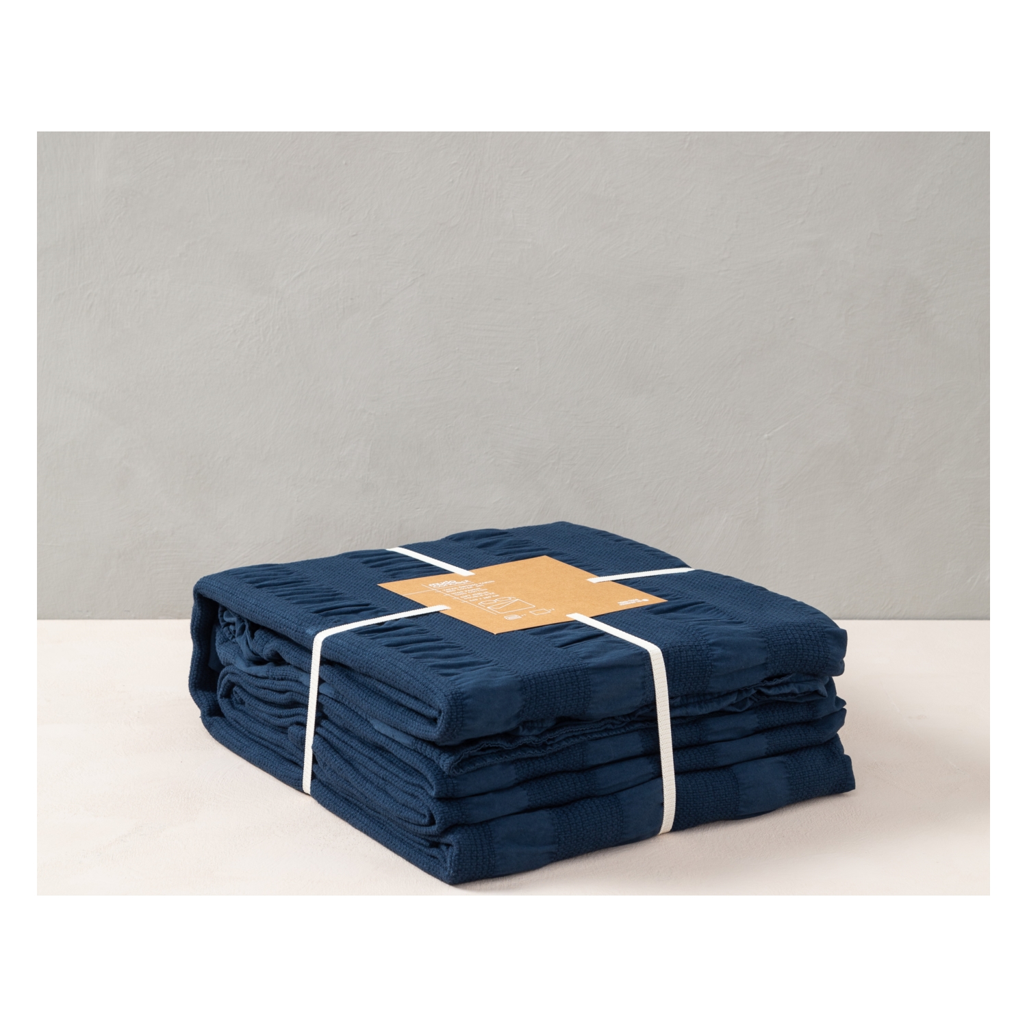 CURTIS YATAK ÖRTÜSÜ TAKIMI ÇİFT KİŞİLİK LACİVERT 240X260