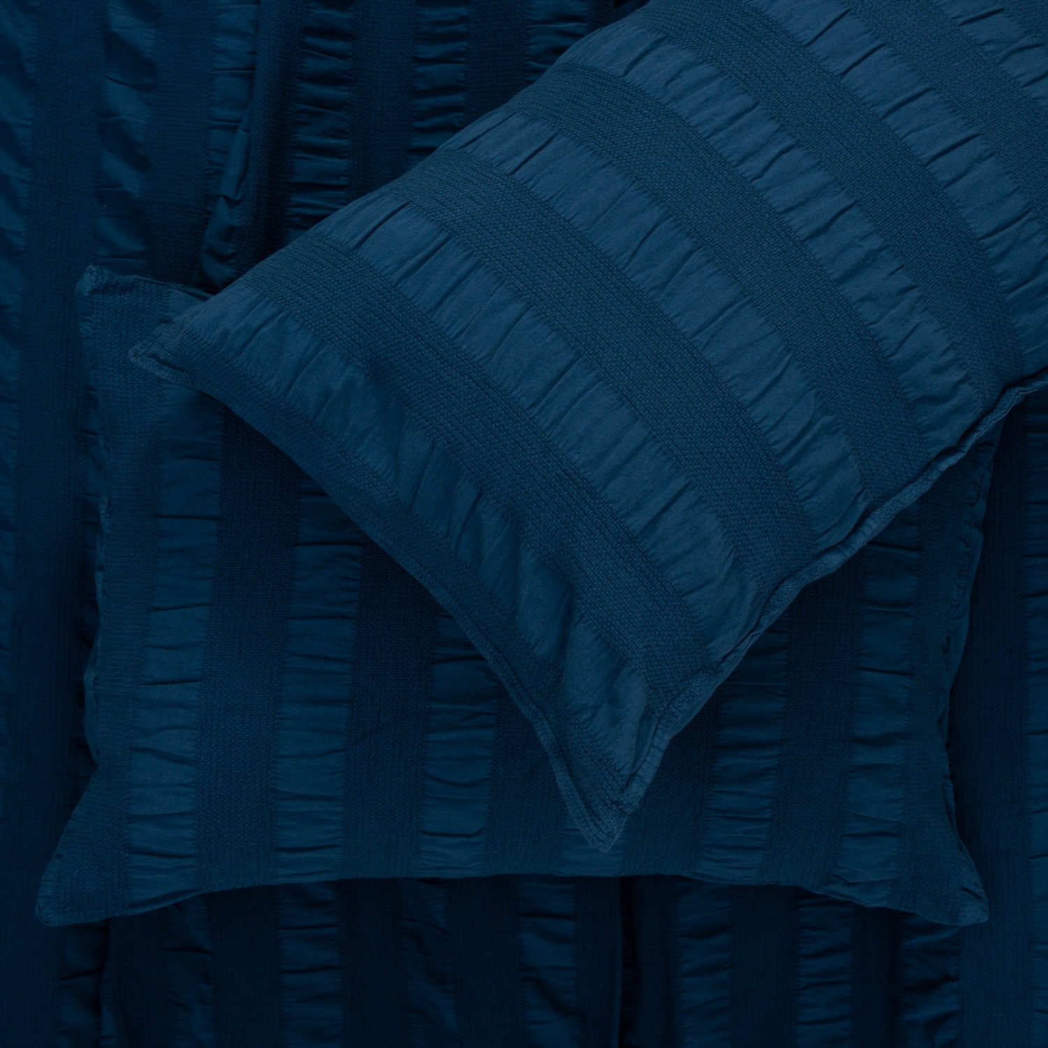 CURTIS YATAK ÖRTÜSÜ TAKIMI ÇİFT KİŞİLİK LACİVERT 240X260