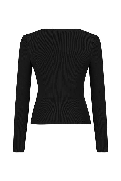  KALP YAKA TRİKO KAZAK