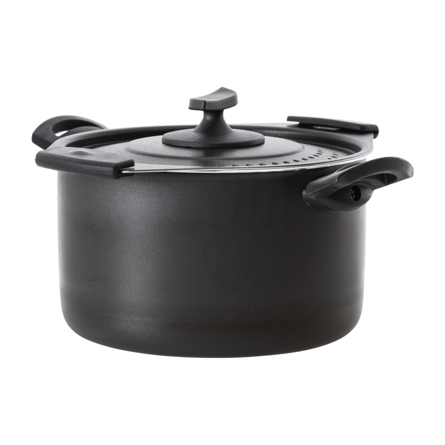 MAKARNA TENCERESİ SİYAH 20 CM