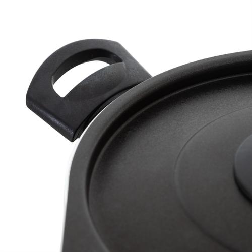  MAKARNA TENCERESİ SİYAH 20 CM