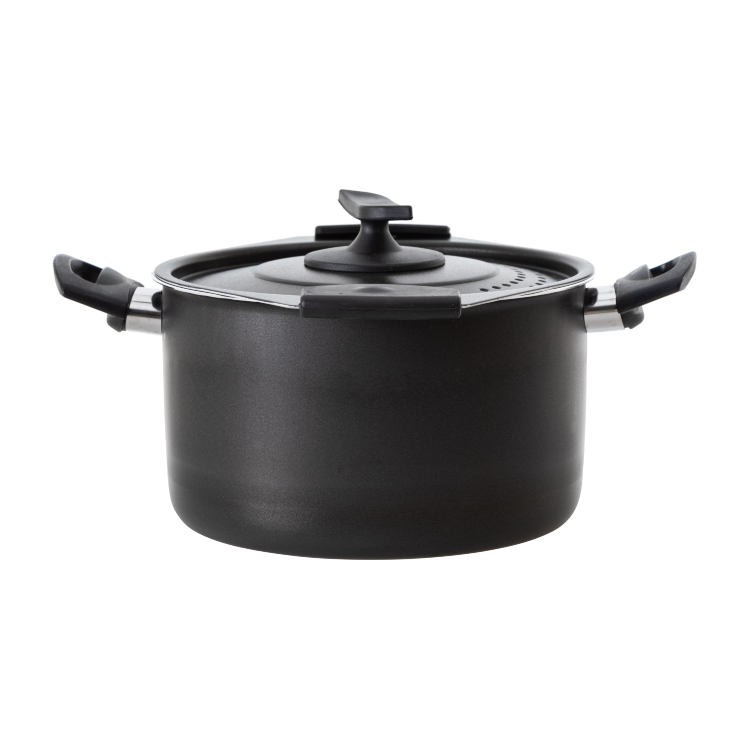 MAKARNA TENCERESİ SİYAH 20 CM