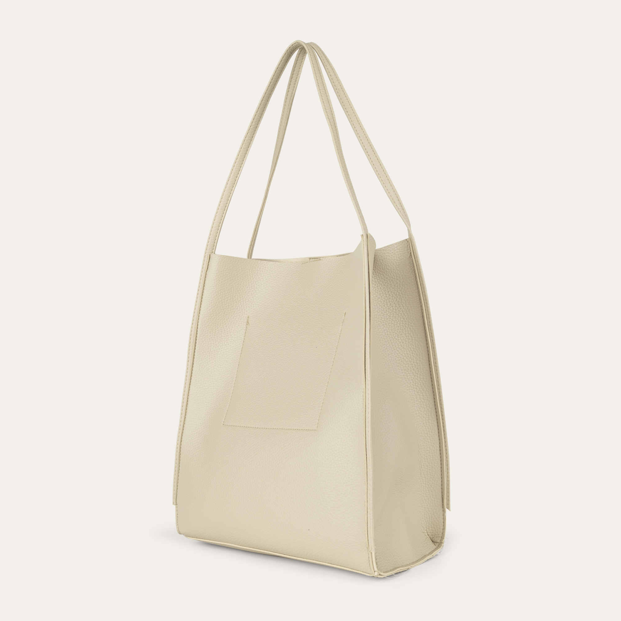 DERİ GÖRÜNÜMLÜ EL ÇANTASI