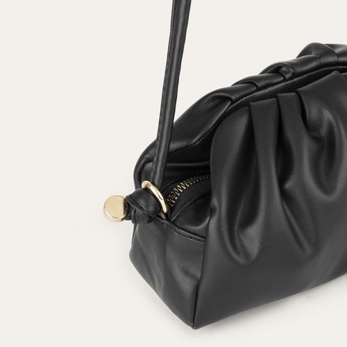  BÜZGÜLÜ DERİ GÖRÜNÜMLÜ OMUZ ÇANTASI