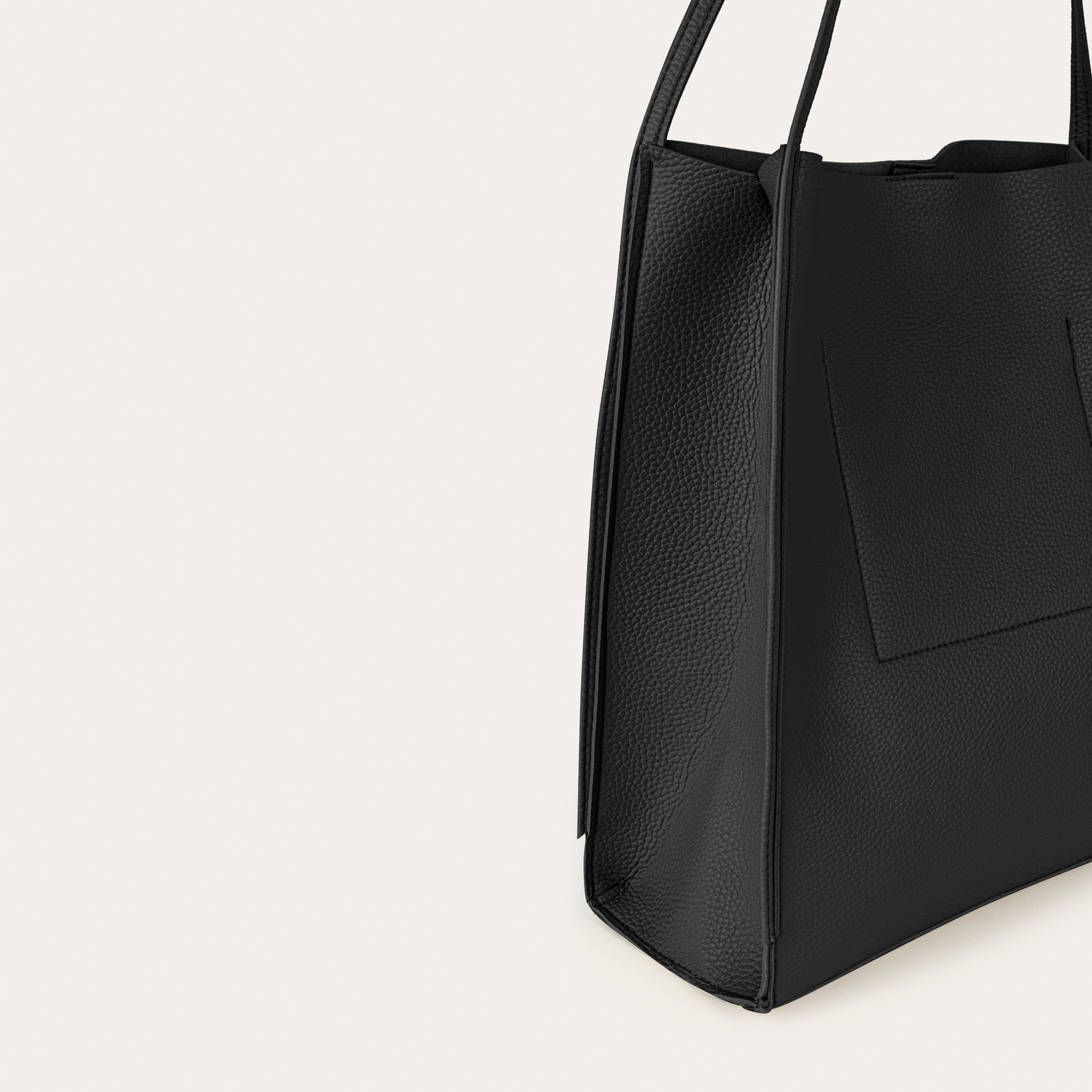 DERİ GÖRÜNÜMLÜ EL ÇANTASI