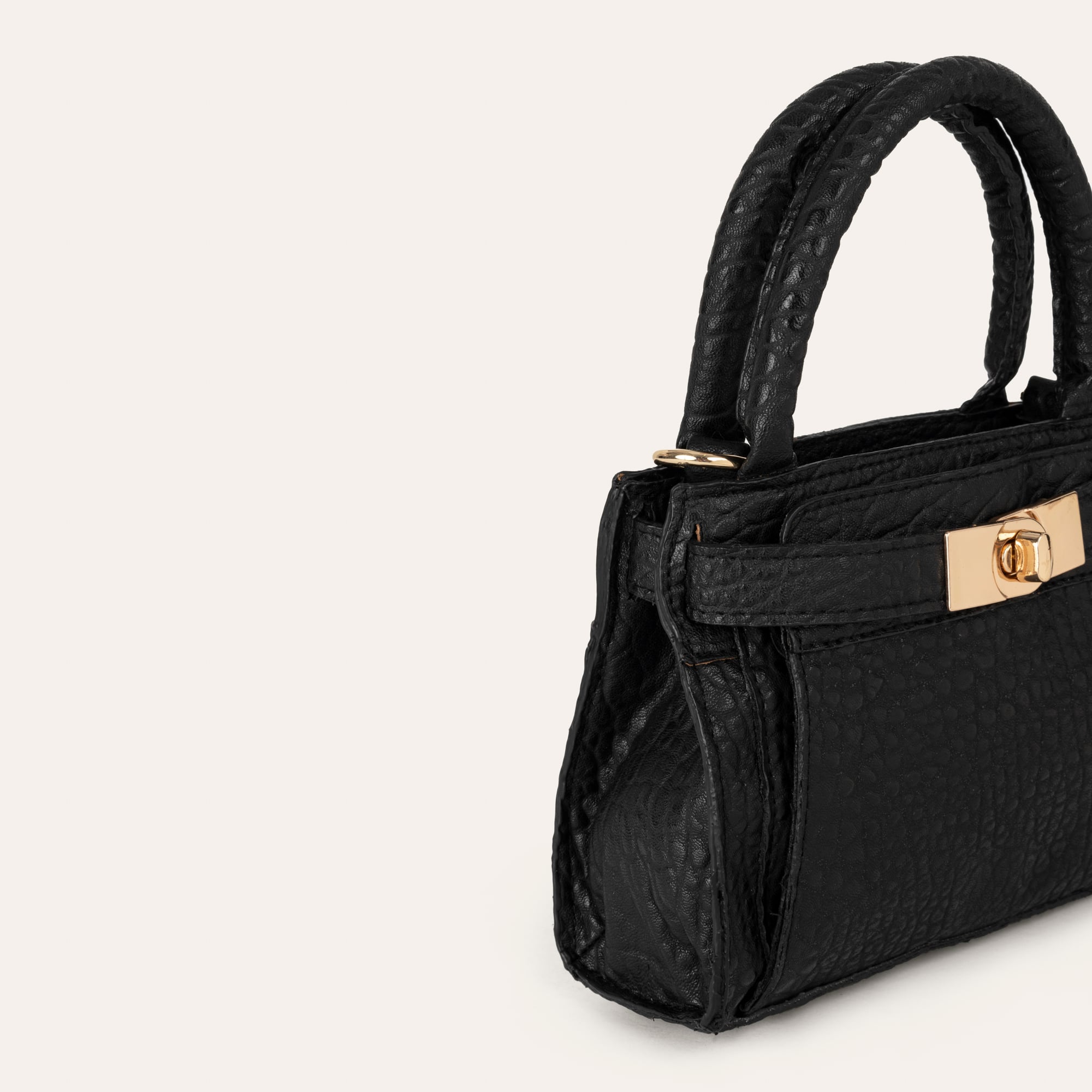 KROKODİL DESENLİ ZİNCİR ASKILI OMUZ ÇANTASI