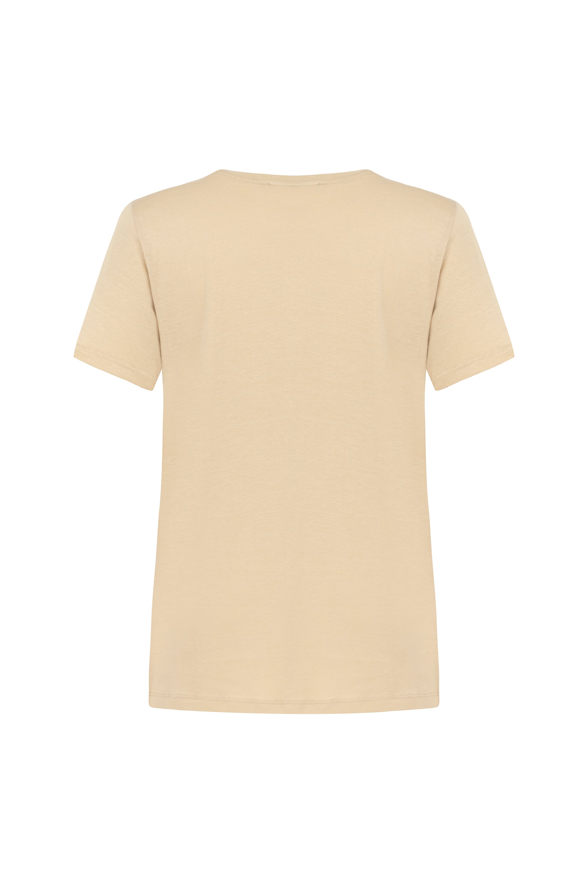 ÇİÇEK BASKILI KISA KOLLU T-SHIRT