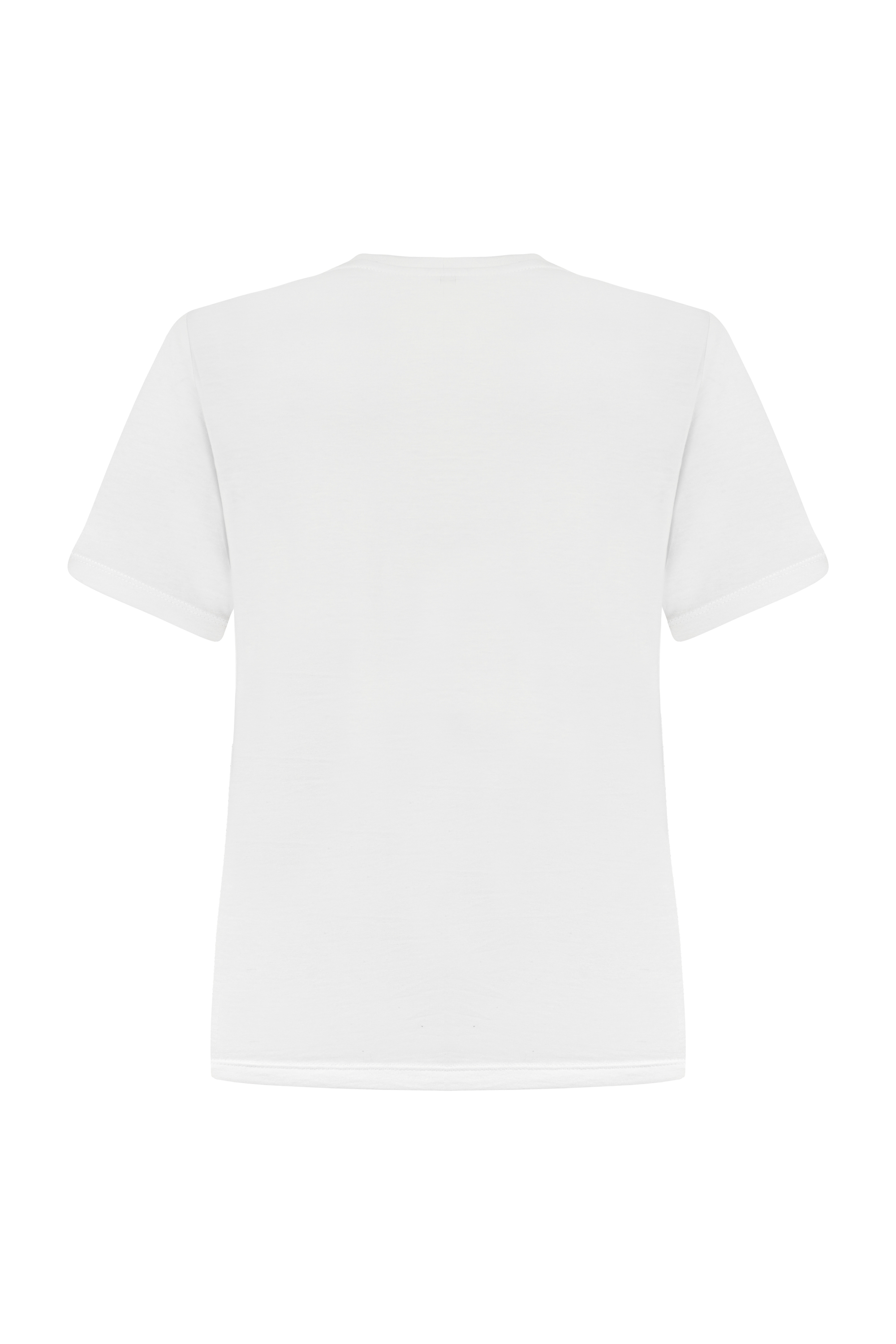 SOYUT DESENLİ KISA KOLLU T-SHIRT