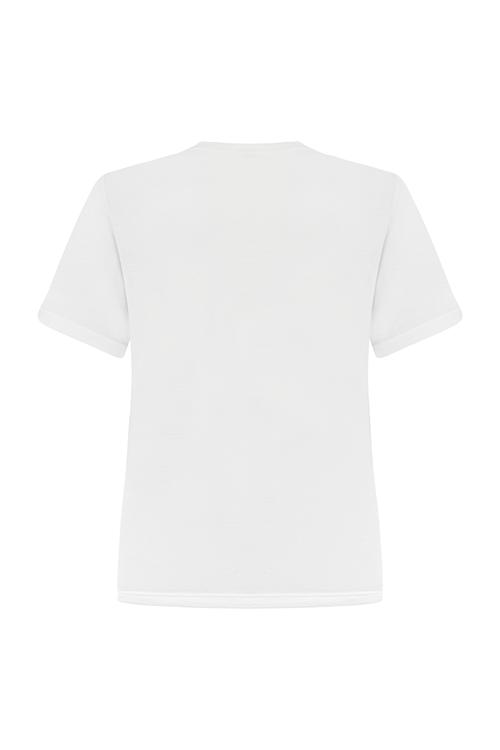  SOYUT DESENLİ KISA KOLLU T-SHIRT