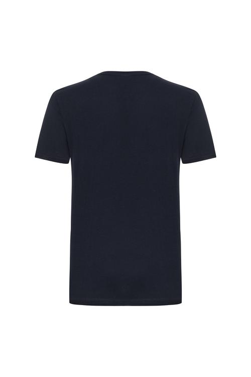  BASKILI KISA KOLLU T-SHIRT