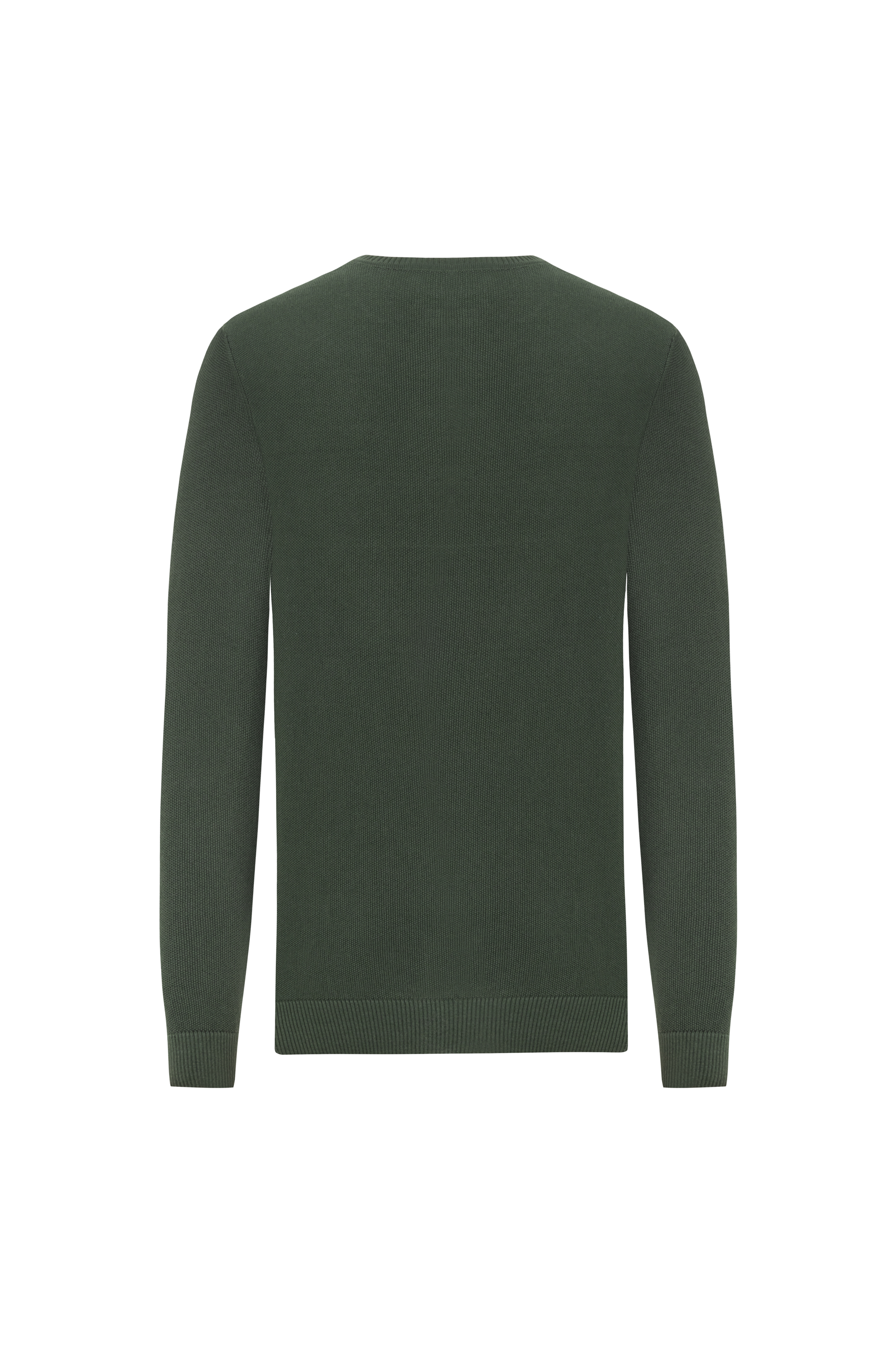 BİSİKLET YAKA TRİKO KAZAK