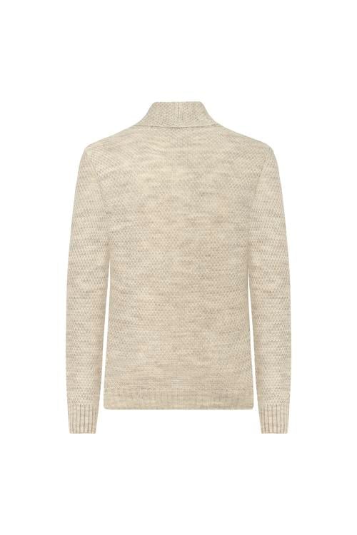  YÜN KARIŞIMLI ŞAL YAKA TRİKO HIRKA