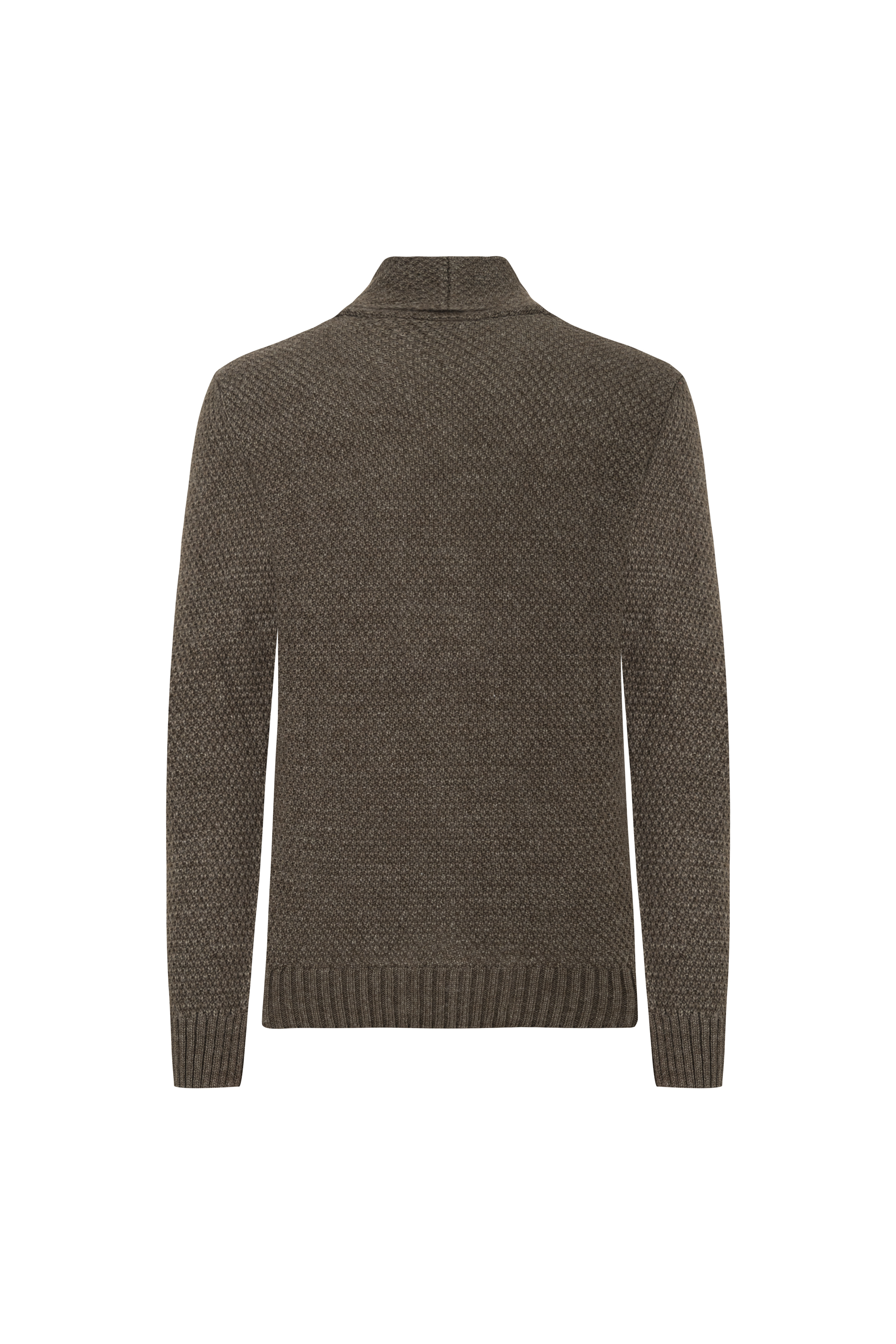 YÜN KARIŞIMLI ŞAL YAKA TRİKO HIRKA