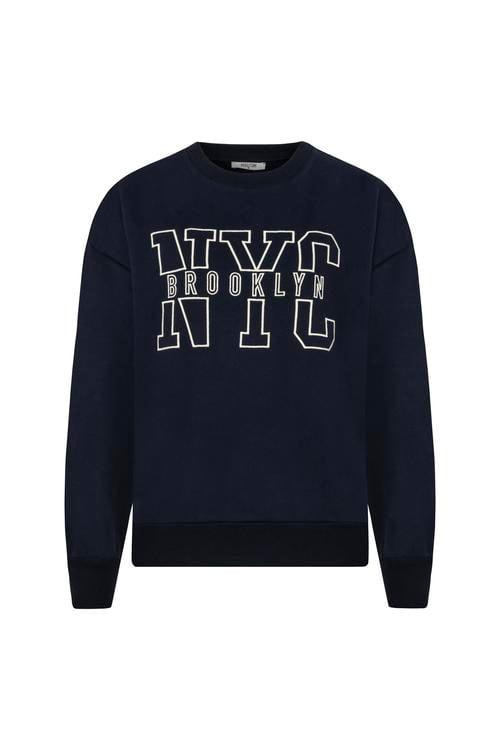  NAKIŞLI BİSİKLET YAKA SWEATSHIRT