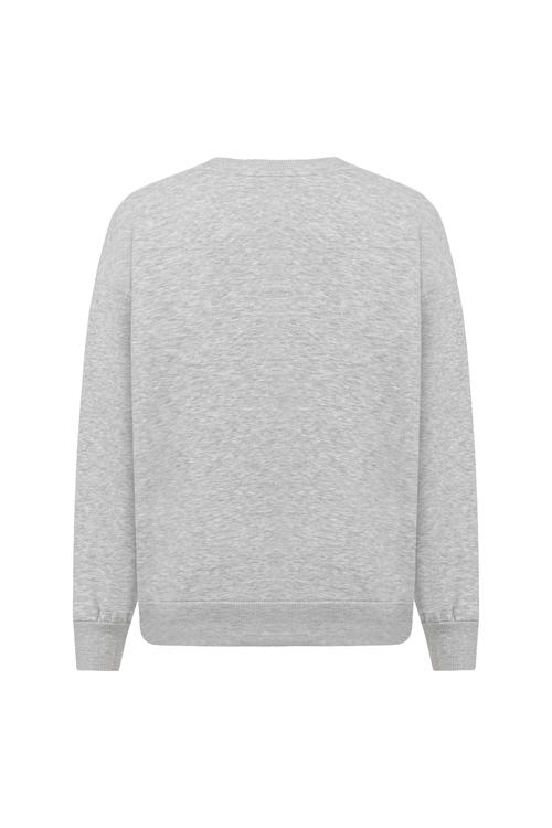  NAKIŞLI BİSİKLET YAKA SWEATSHIRT