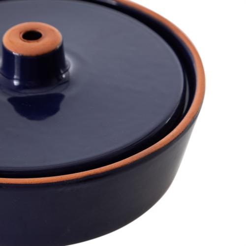  NATURAL KAPAKLI MİNİ GÜVEÇ LACİVERT 400ML