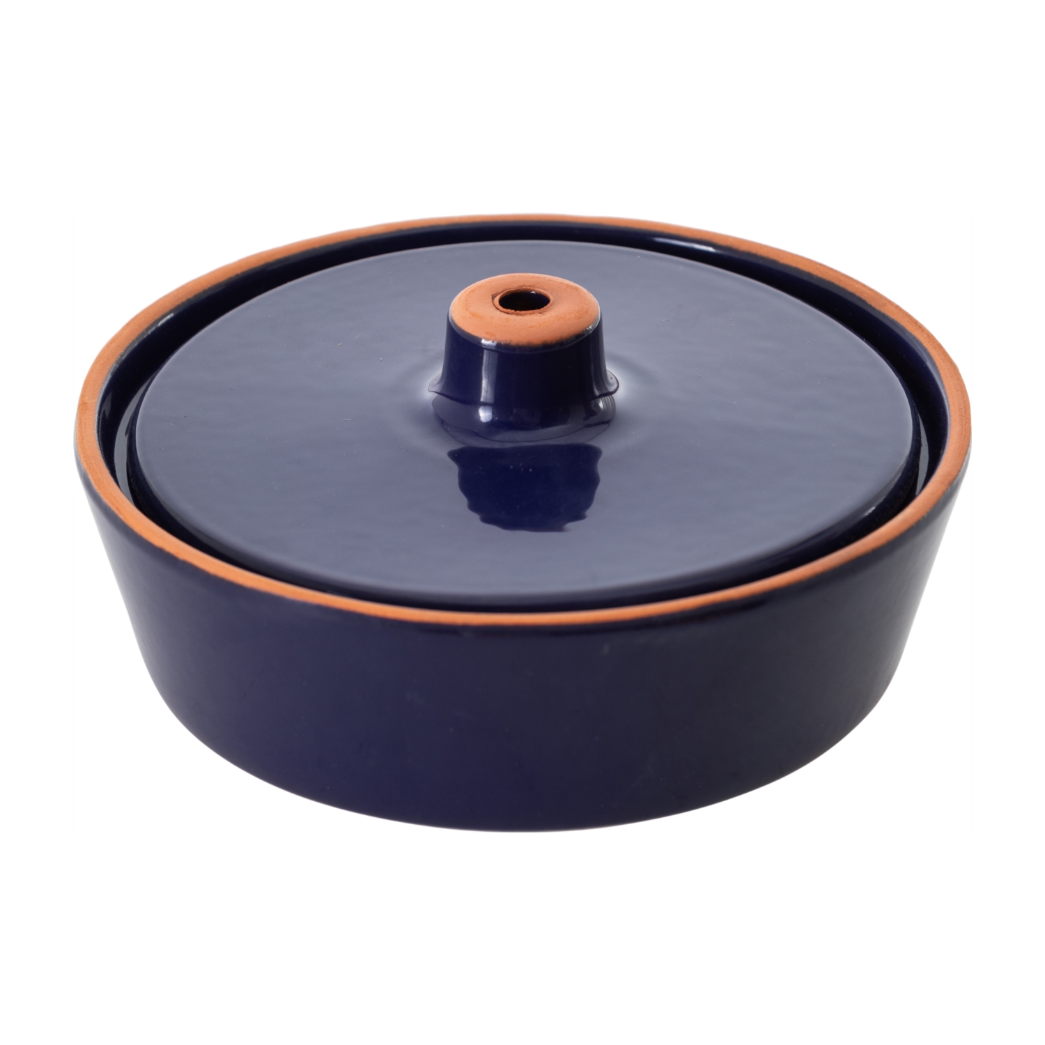 NATURAL KAPAKLI MİNİ GÜVEÇ LACİVERT 400ML