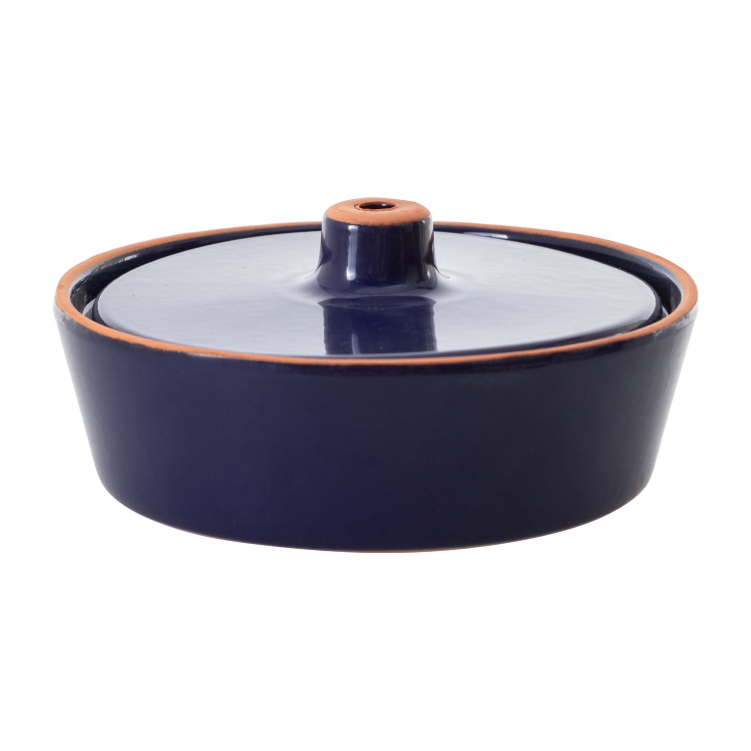 NATURAL KAPAKLI MİNİ GÜVEÇ LACİVERT 400ML