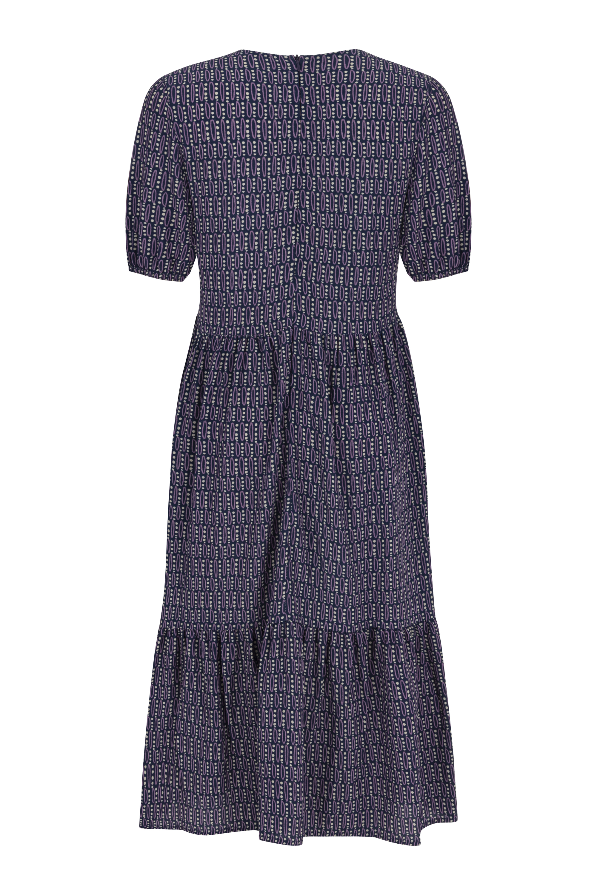 KISA KOLLU MİDİ KLOŞ ELBİSE