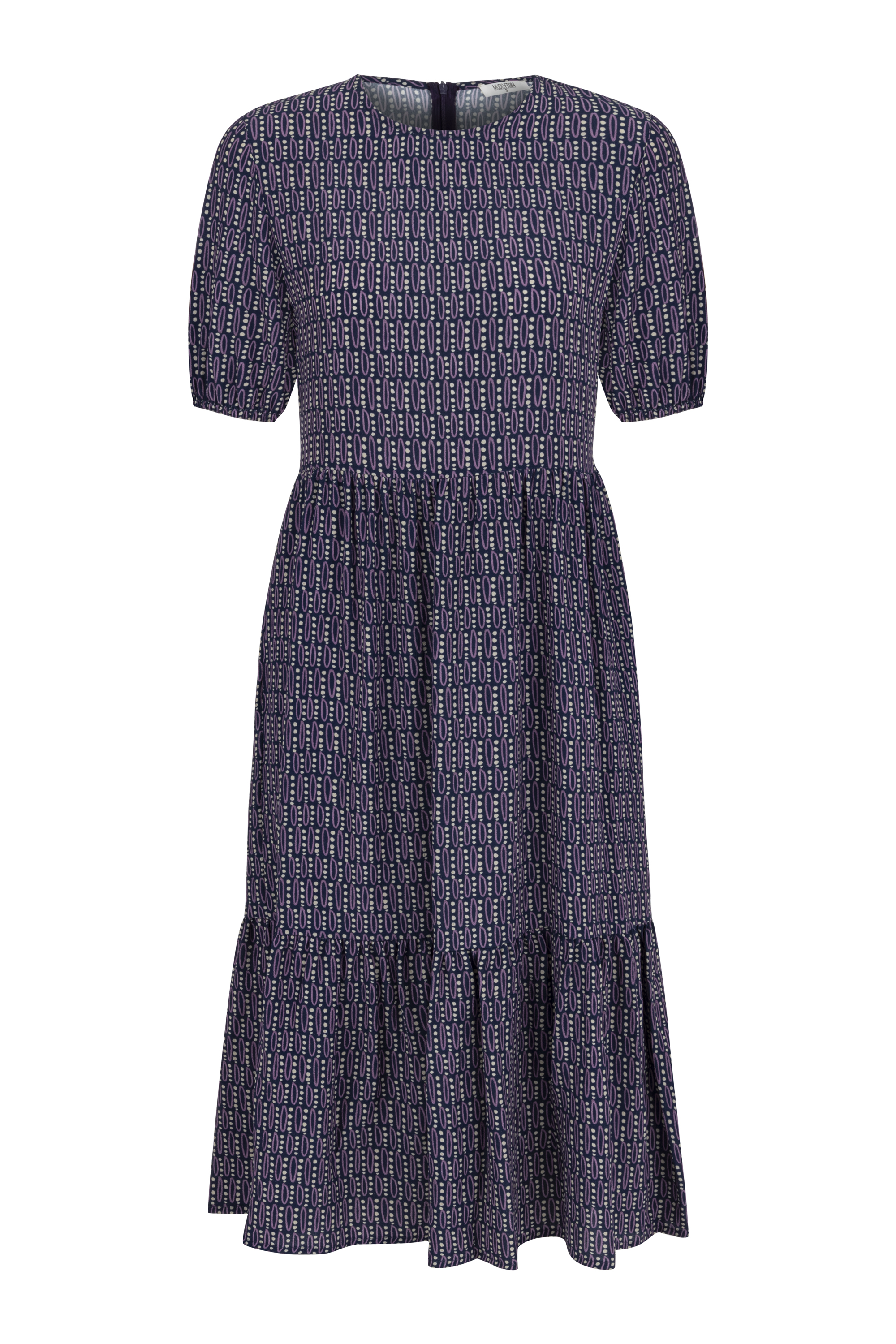 KISA KOLLU MİDİ KLOŞ ELBİSE