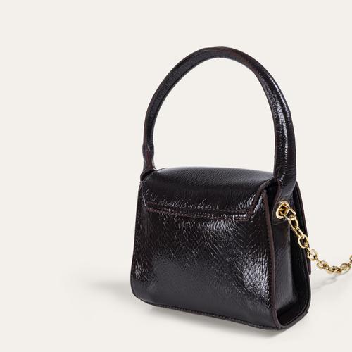  ZİNCİR ASKILI SUNİ DERİ OMUZ ÇANTASI