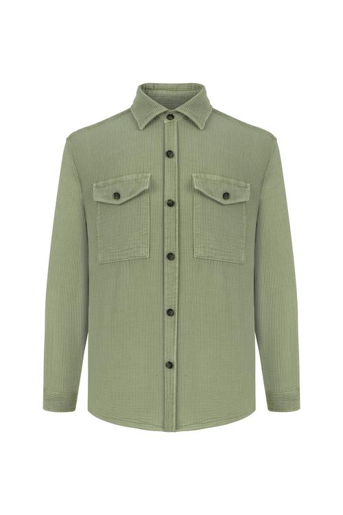  LİYOSEL KARIŞIMLI RAHAT KESİM GÖMLEK