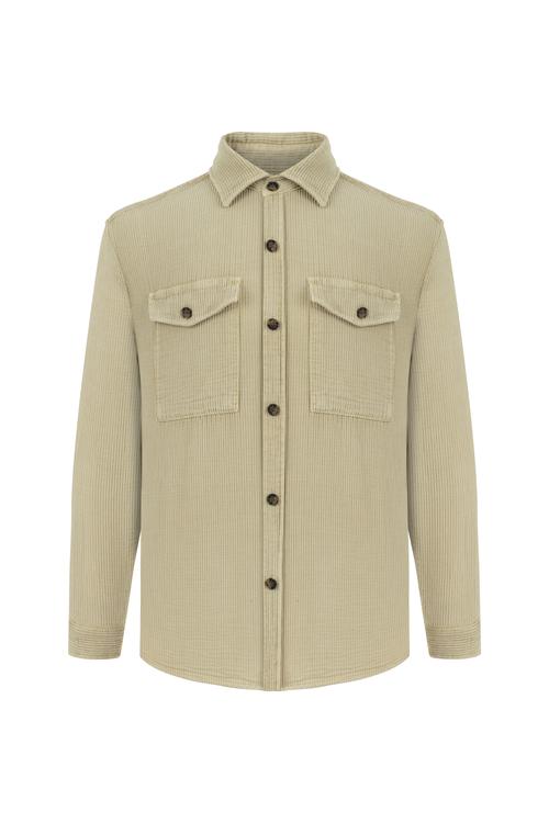  LİYOSEL KARIŞIMLI RAHAT KESİM GÖMLEK