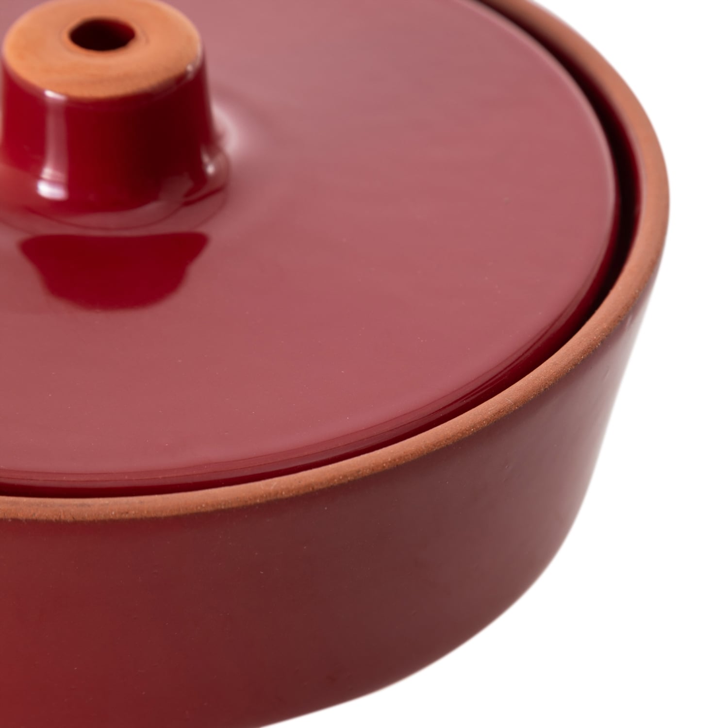 NATURAL KAPAKLI MİNİ GÜVEÇ KIRMIZI 400ML