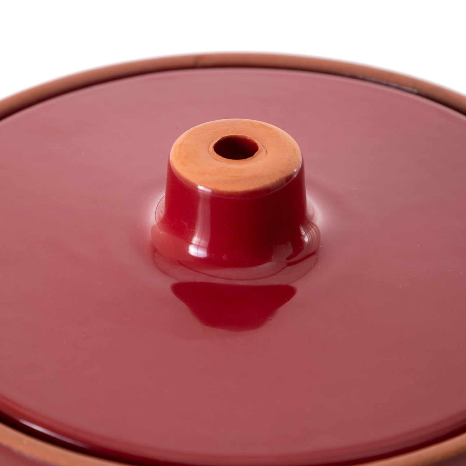 NATURAL KAPAKLI MİNİ GÜVEÇ KIRMIZI 400ML