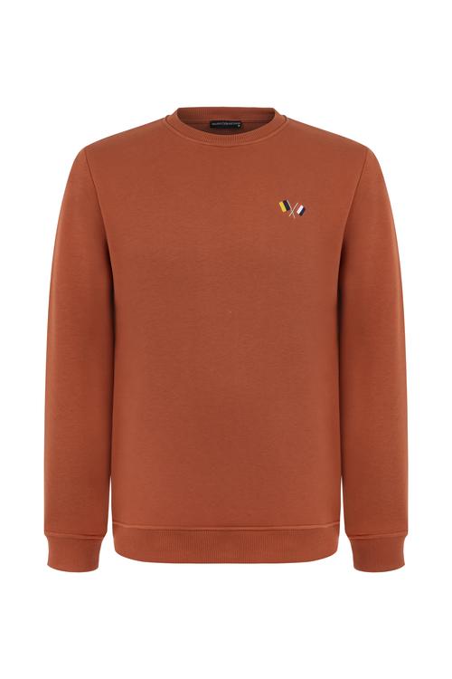  NAKIŞLI BİSİKLET YAKA SWEATSHIRT