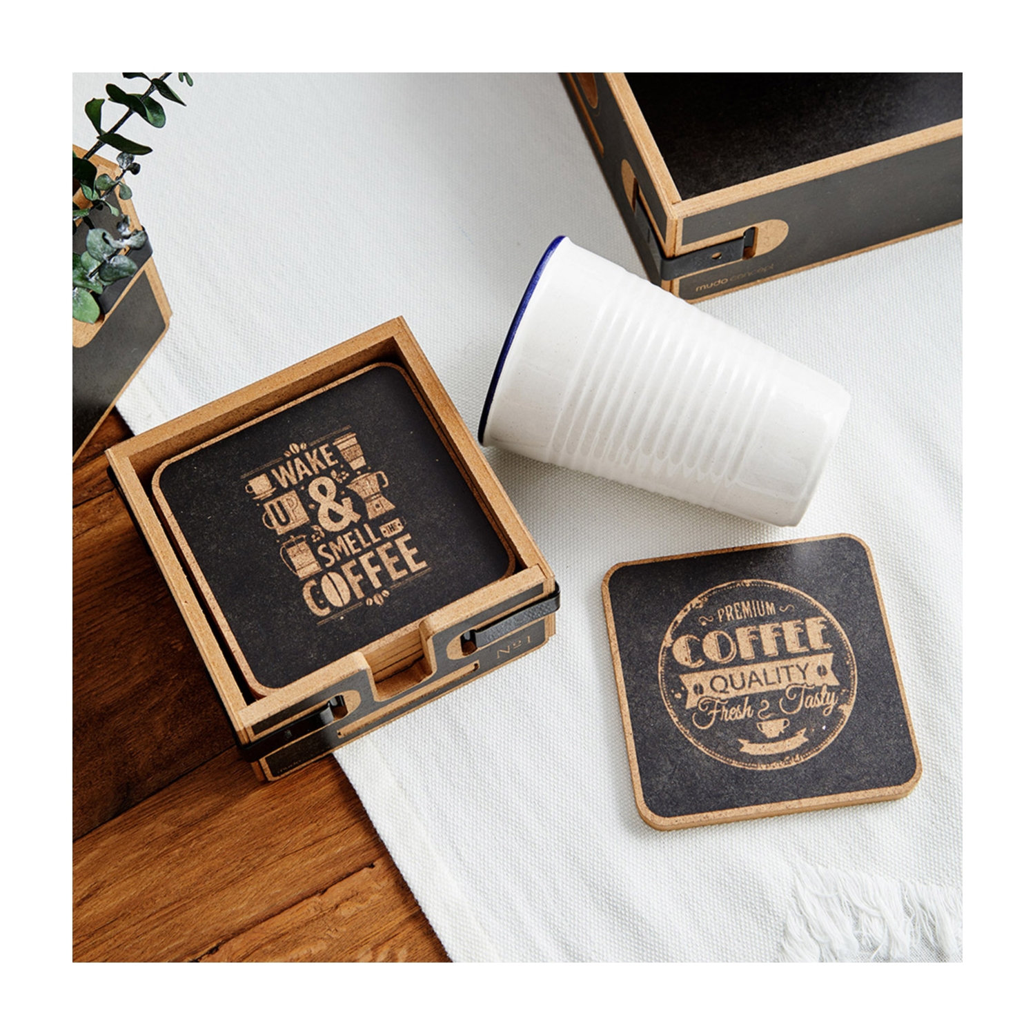 SIMPLICITIE BARDAK ALTLIĞI SETİ 10X10CM