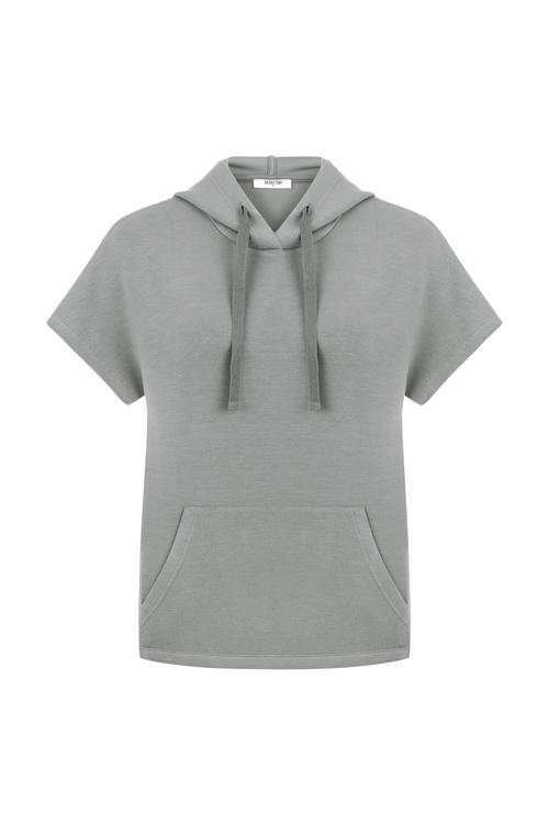  MODAL KARIŞIMLI KISA KOLLU SWEATSHIRT