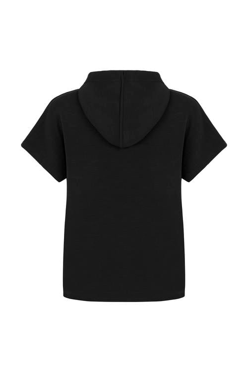  MODAL KARIŞIMLI KISA KOLLU SWEATSHIRT