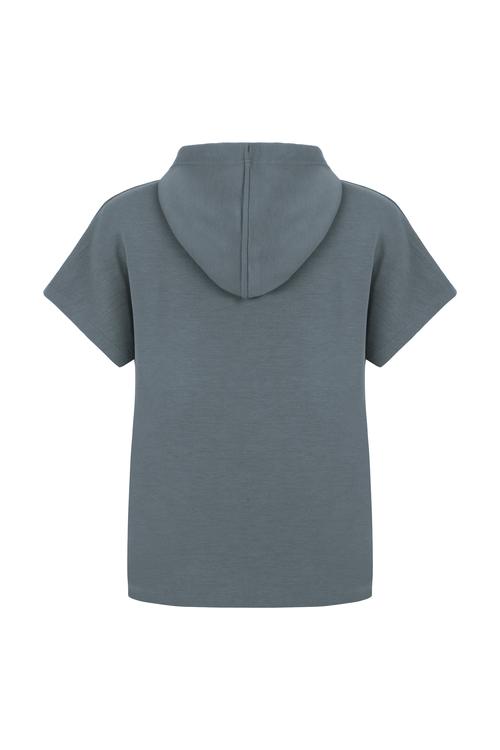  MODAL KARIŞIMLI KISA KOLLU SWEATSHIRT