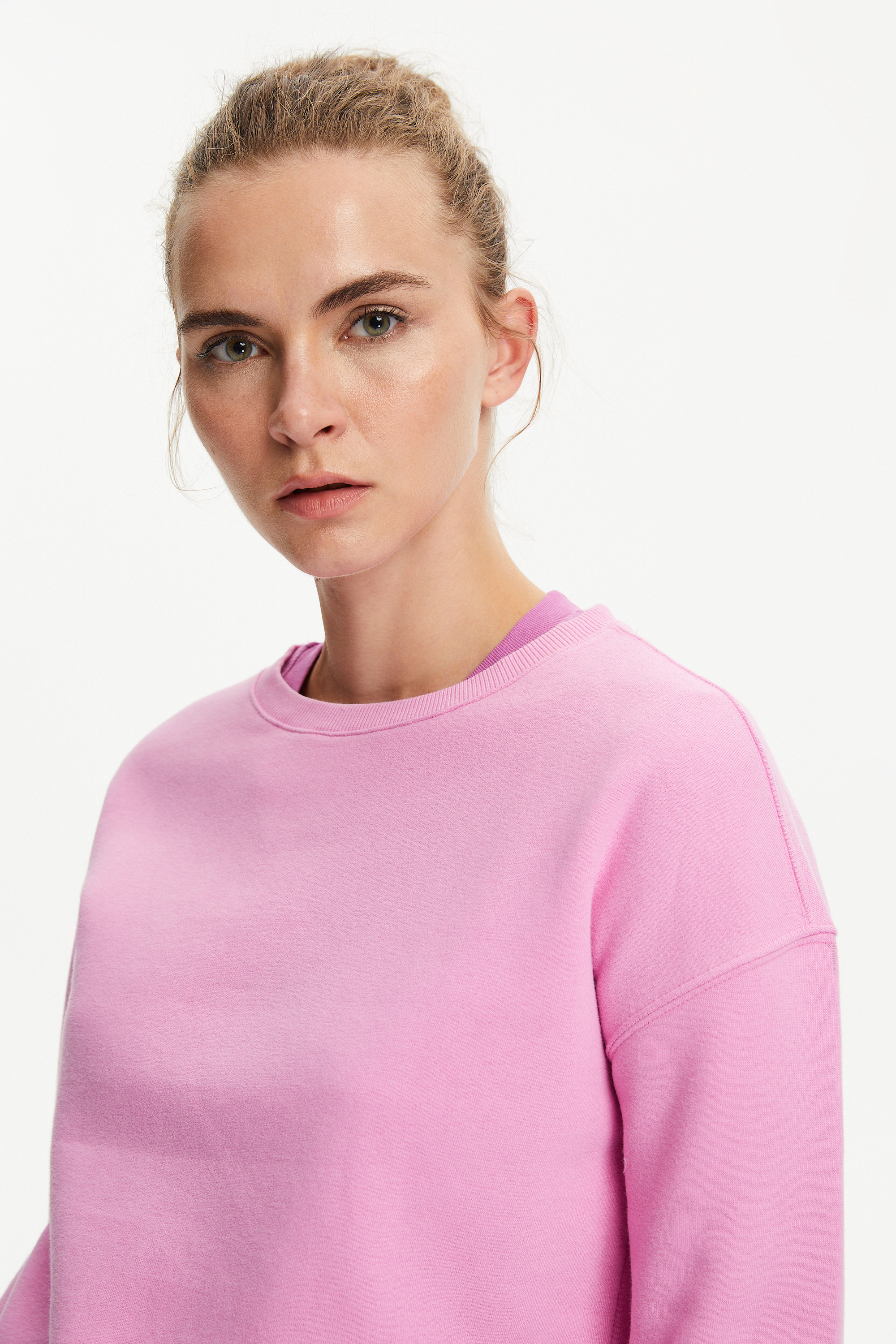 BİSİKLET YAKA SWEATSHIRT