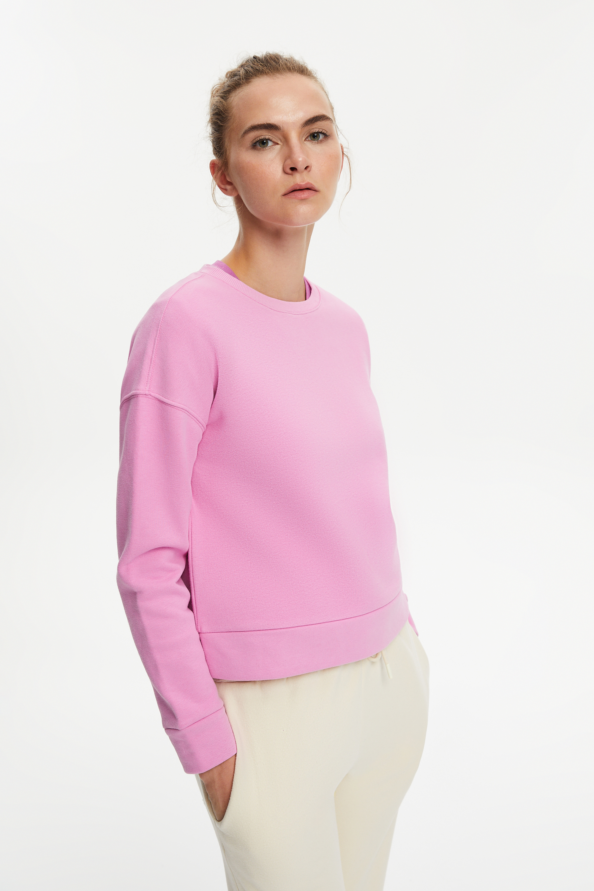 BİSİKLET YAKA SWEATSHIRT