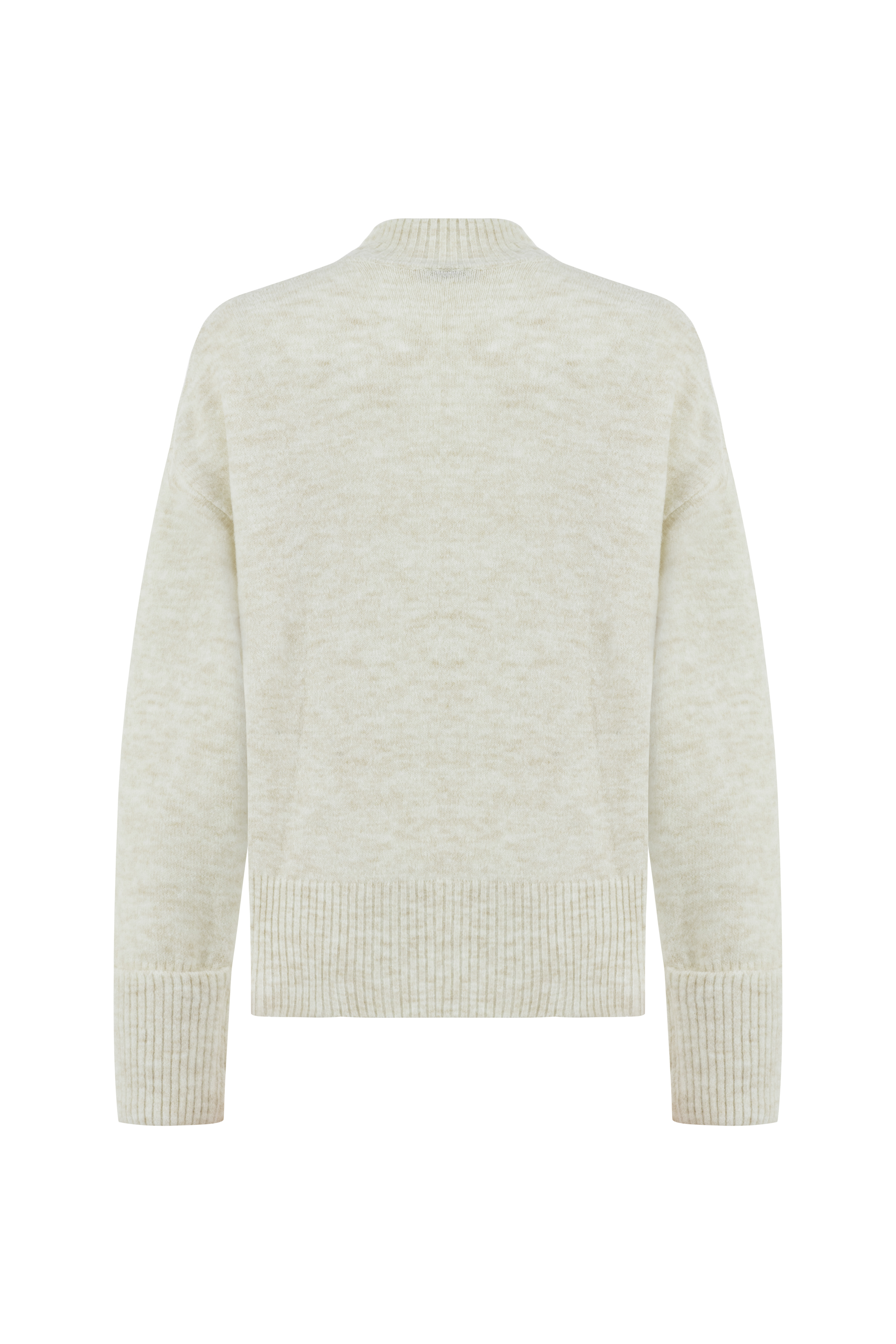 DİK YAKA TRİKO KAZAK