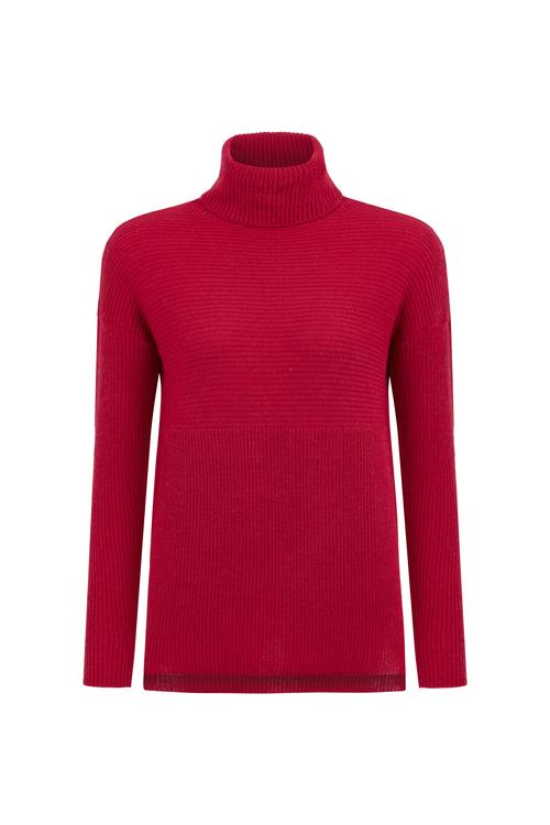  BALIKÇI YAKA TRİKO KAZAK