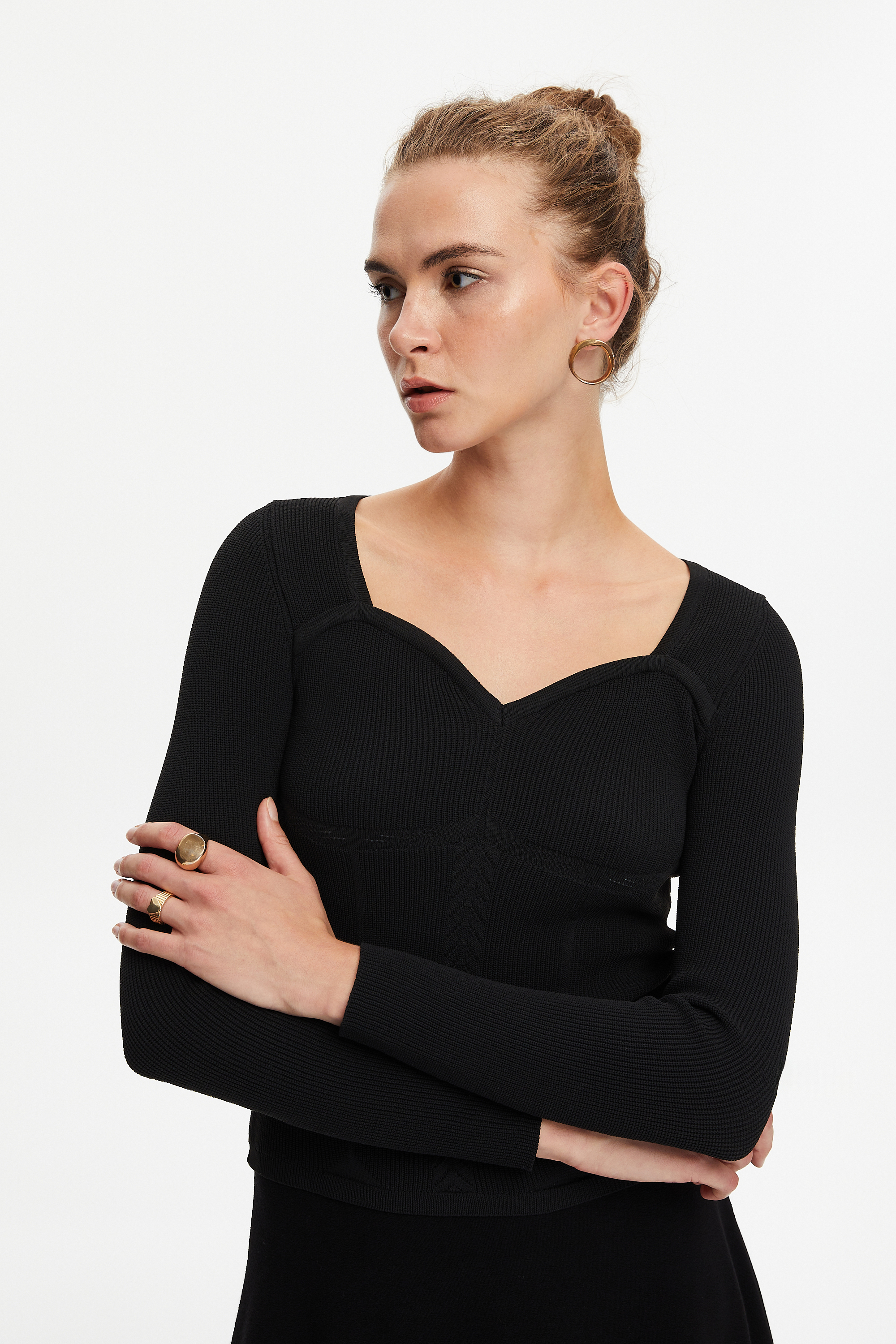 KALP YAKA TRİKO KAZAK