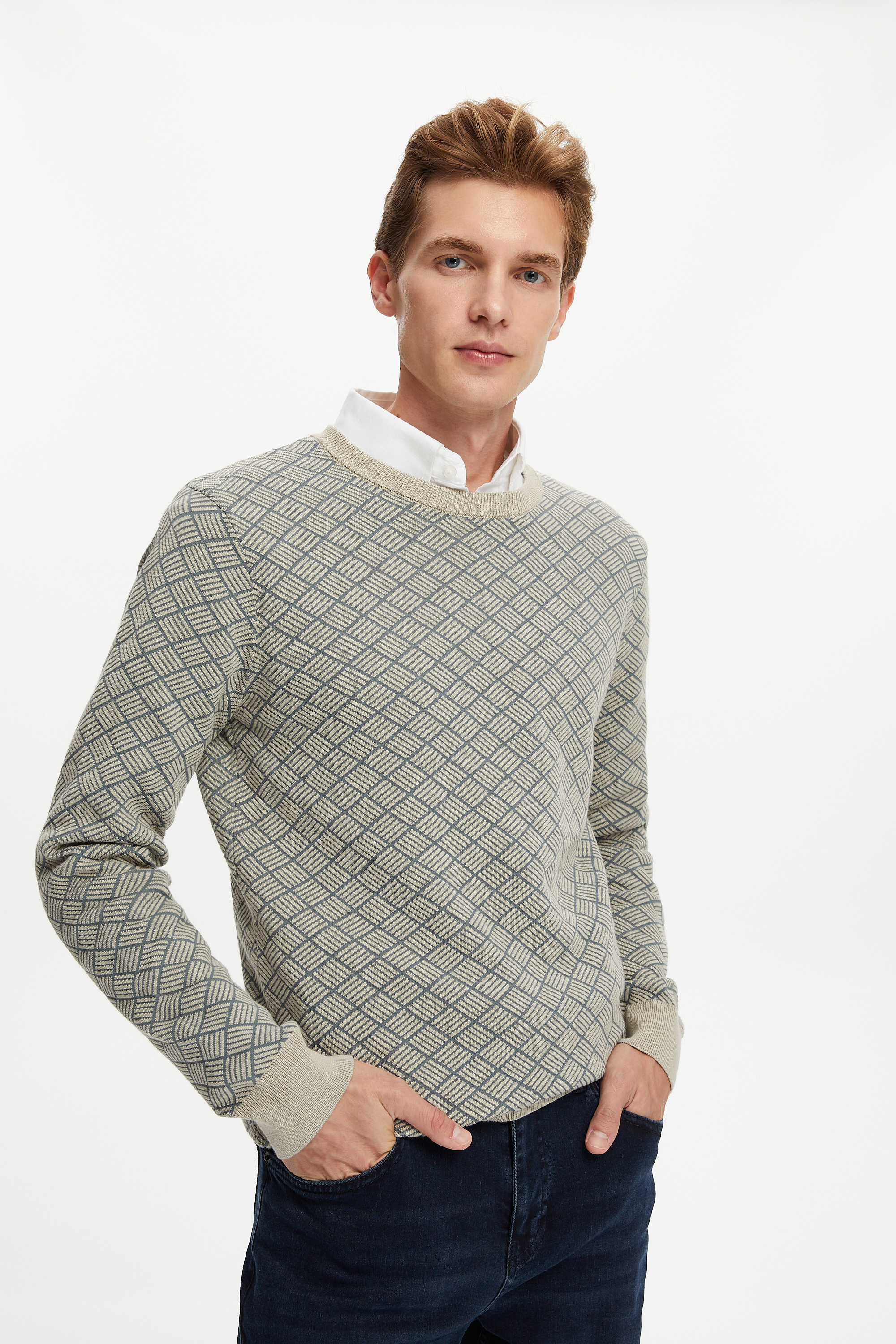 JAKARLI BİSİKLET YAKA TRİKO