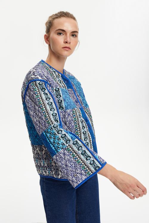  KAPİTONELİ ETNİK CEKET