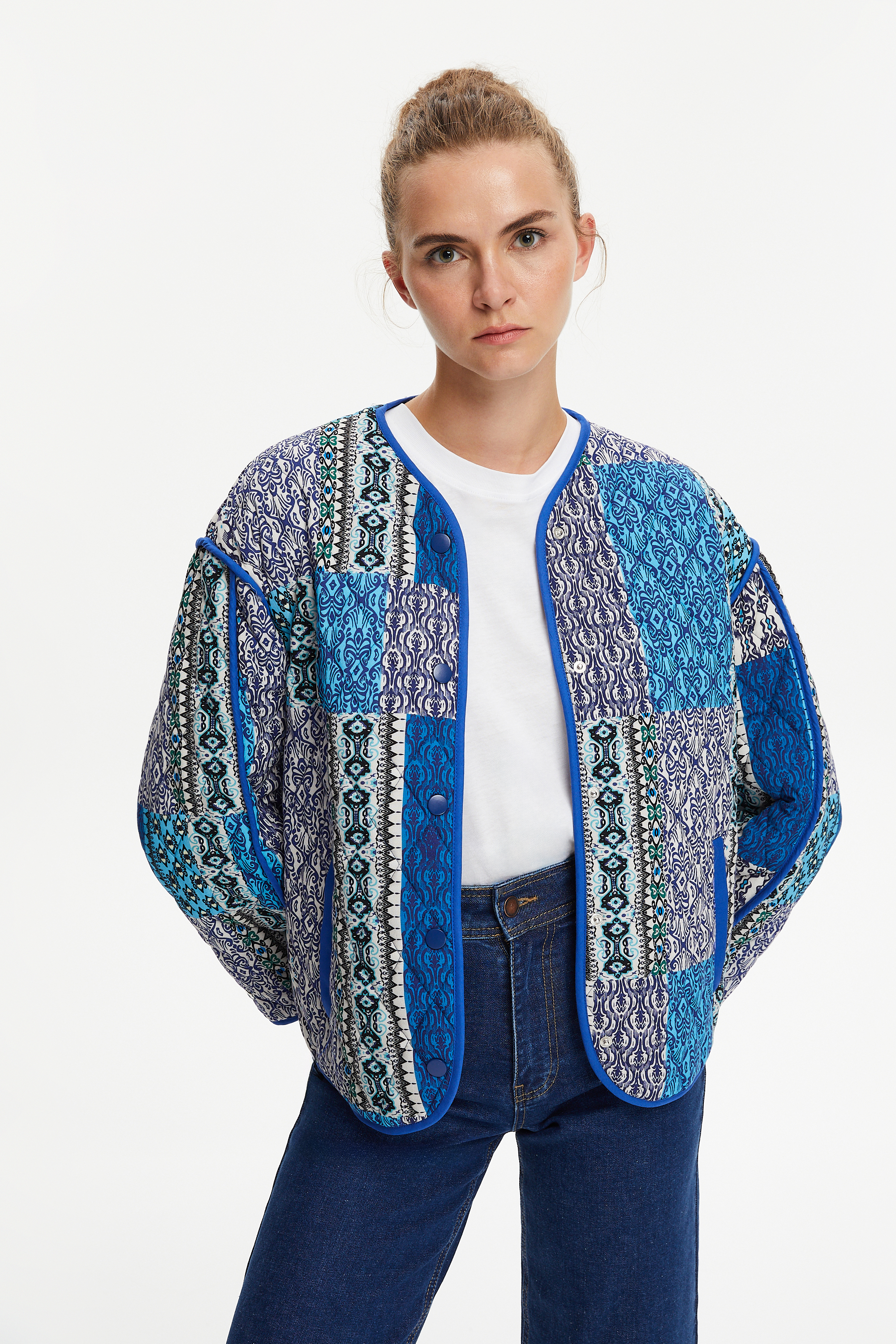 KAPİTONELİ ETNİK CEKET