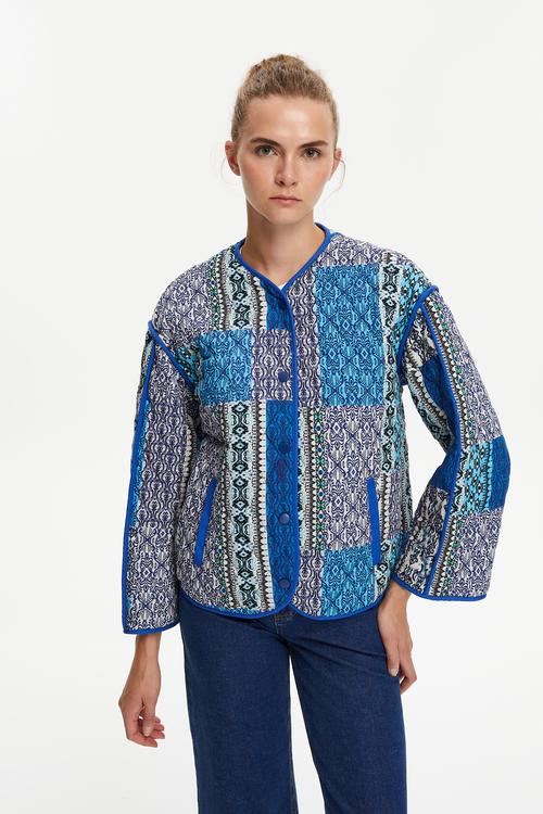  KAPİTONELİ ETNİK CEKET