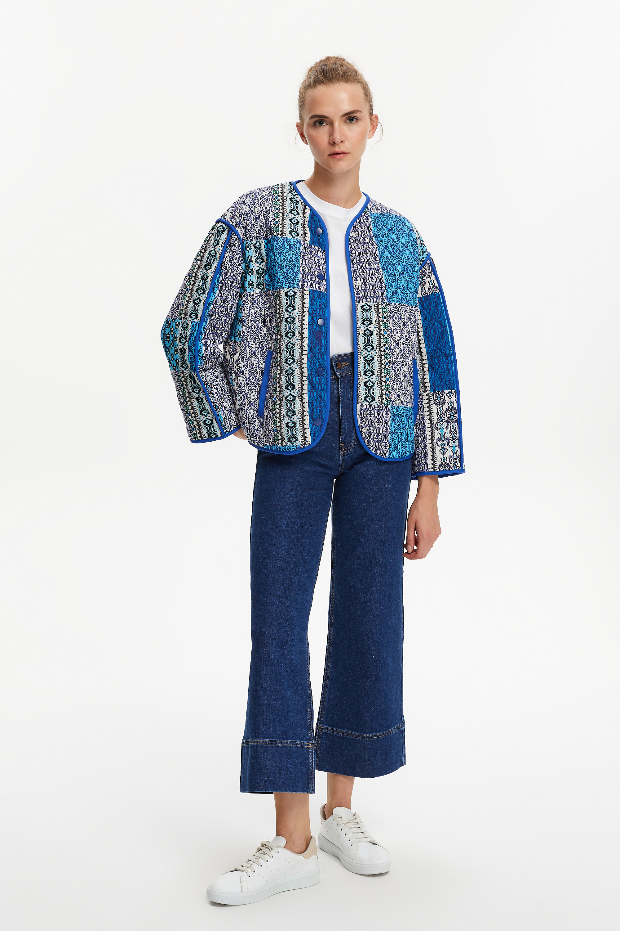 KAPİTONELİ ETNİK CEKET