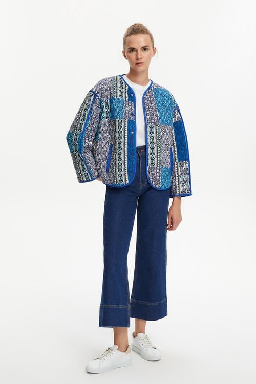  KAPİTONELİ ETNİK CEKET