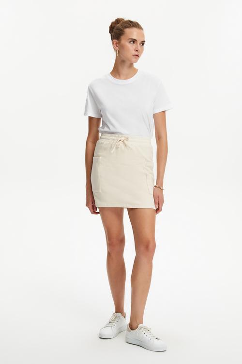  BAĞLAMA DETAYLI MİNİ ETEK