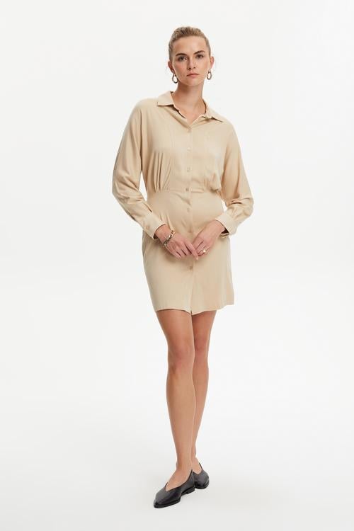 MİNİ GÖMLEK ELBİSE