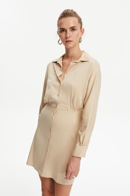 MİNİ GÖMLEK ELBİSE